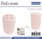 Θήκες οδοντόβουρτσας πλαστικές σε σετ 5Χ - Light Pink - 21650 - Image 2