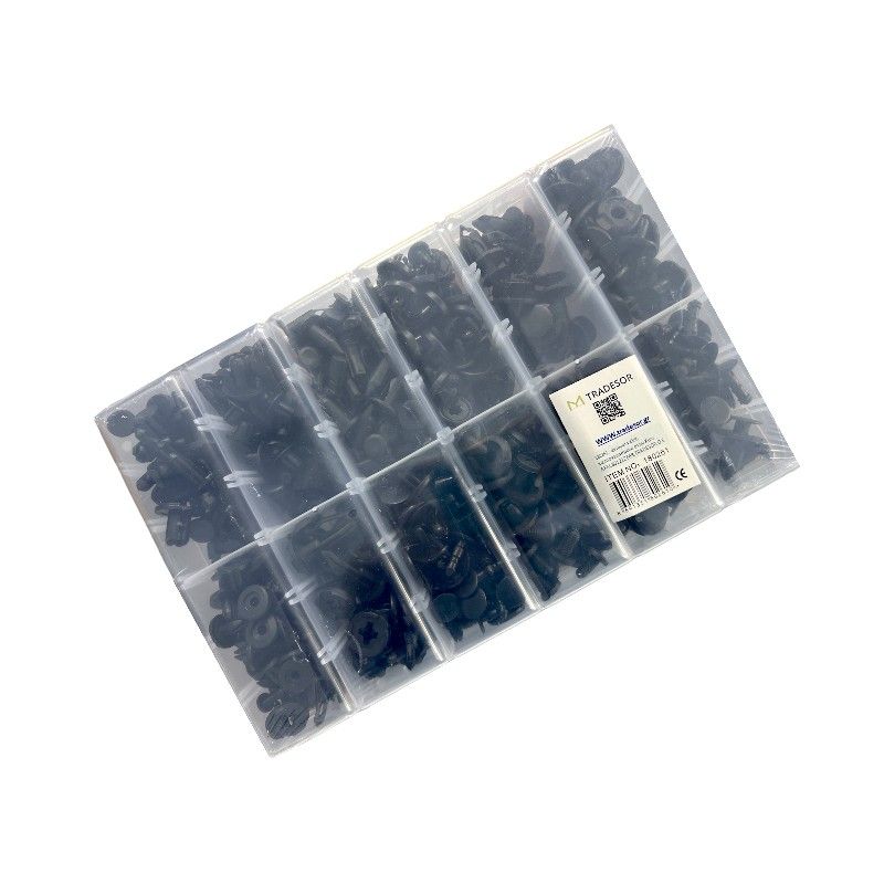 180261-2 Σετ συνδετήρες αυτοκινήτου 10 τύπων - 280pcs - 180261 - Image 1