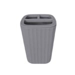 Θήκες οδοντόβουρτσας πλαστικές σε σετ 5Χ - Grey - 21602