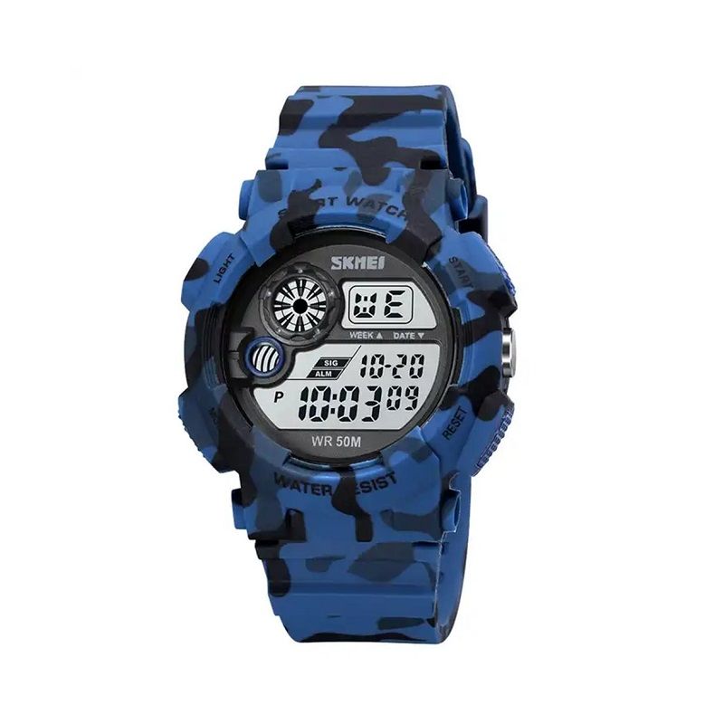 217181 Ψηφιακό ρολόι χειρός – Skmei - 1718 - Army Blue - Image 1