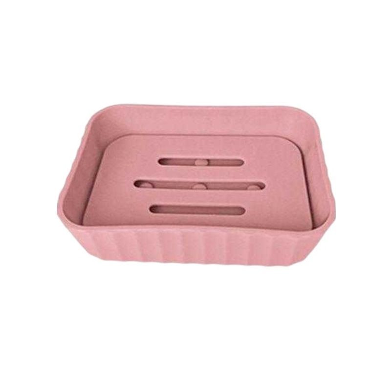 21748-2 Σαπουνοθήκες μπάνιου πλαστικές - Σετ 9pcs - Pink - 21748 - Image 1