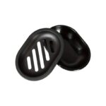 Σαπουνοθήκες μπάνιου πλαστικές - Σετ 9pcs - Black - 21796