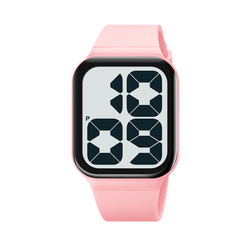 219956_piw Ψηφιακό ρολόι χειρός – Skmei - 1995 - Pink/White - Image 1