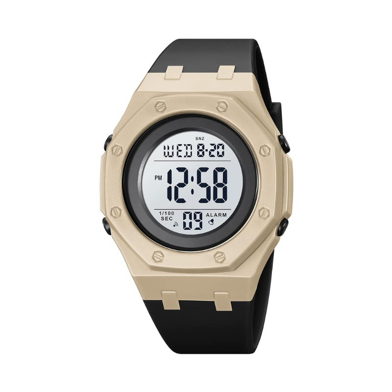 220488_bbe Ψηφιακό ρολόι χειρός – Skmei - 2048 - Black/Beige - Image 1