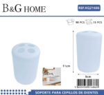 Θήκες οδοντόβουρτσας πλαστικές σε σετ 5Χ - Light Blue - 21686 - Image 2
