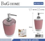 Θήκες κρεμοσάπουνου Dispenser πλαστικές - Σετ 5pcs - Pink - 21763 - Image 2