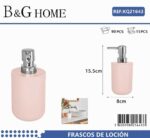 Θήκες κρεμοσάπουνου Dispenser πλαστικές - Σετ 5pcs - Light Pink - 21643 - Image 2
