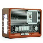 Επαναφορτιζόμενο ραδιόφωνο Retro - ΕK105 - 830128 - Red - Image 2