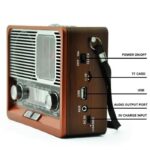 Επαναφορτιζόμενο ραδιόφωνο Retro - ΕK105 - 830128 - Red - Image 4
