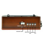 Επαναφορτιζόμενο ραδιόφωνο Retro - ΕK105 - 830128 - Red - Image 5