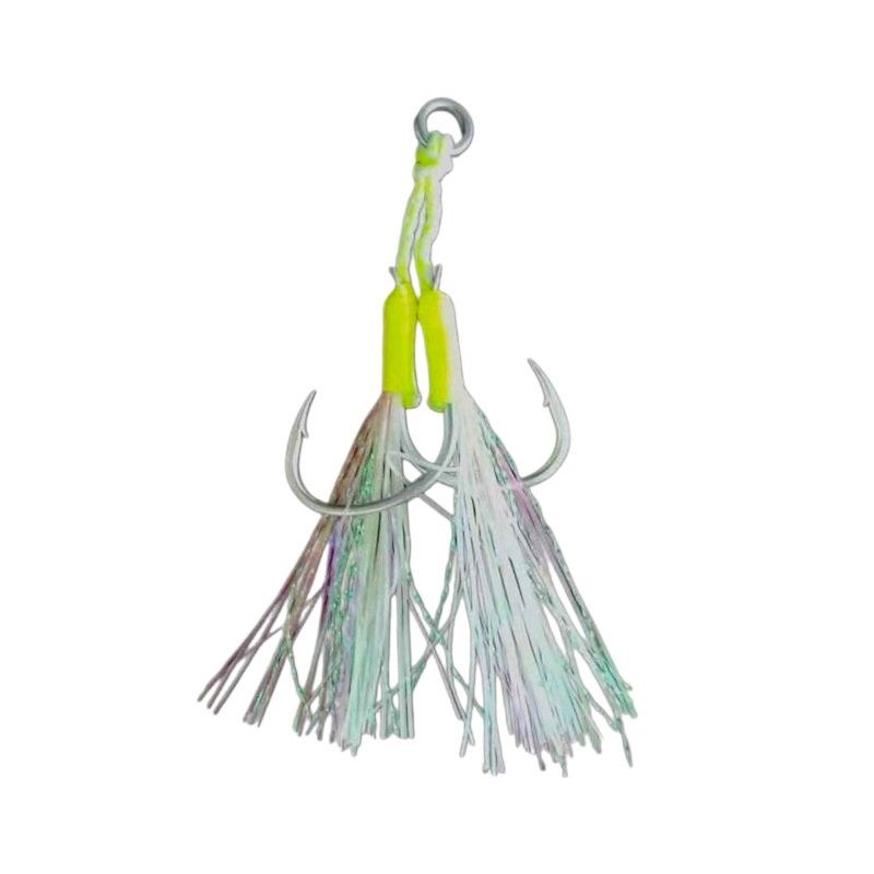 832434 Αγκίστρι διπλό με νήμα - Assist Hooks - 1/0 - 832434 - Image 1