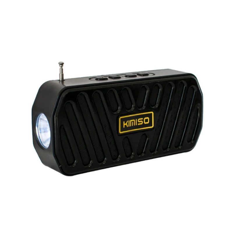 885864_b Ασύρματο ηχείο Bluetooth με φακό LED – KMS-05A – 885864 - Black - Image 1