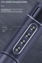 Ασύρματο ηχείο Bluetooth με 2 μικρόφωνα Karaoke - YS215 - 887271 - Grey - Image 3