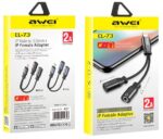 Αντάπτορας Lightning male σε Jack 3.5mm/Lightning female - CL-73 - AWEI - 888148 - Image 3