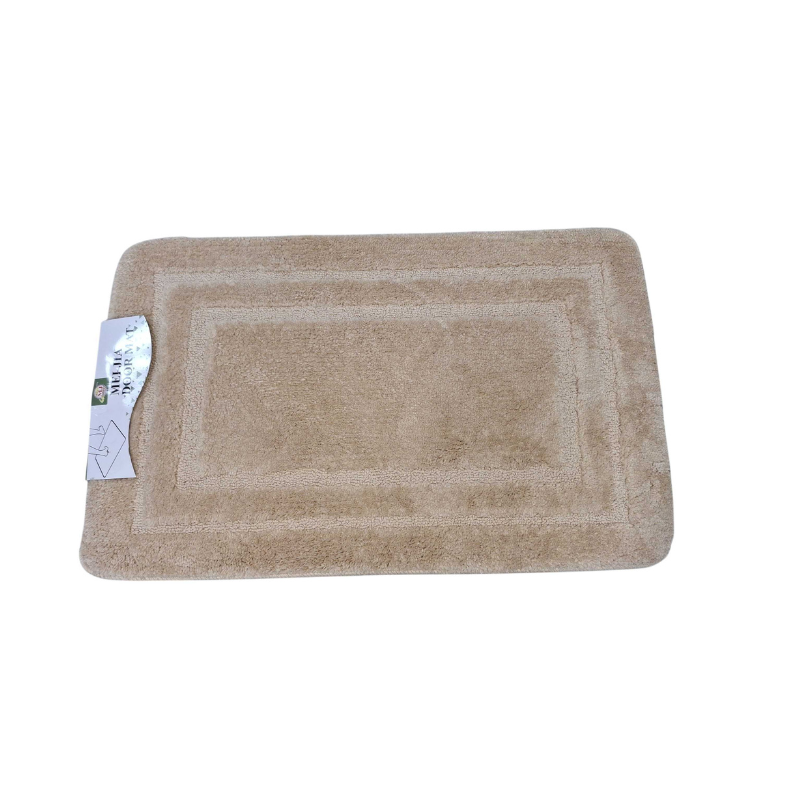 915657_be Πατάκι μπάνιου - 48x78cm - 915657 - Beige - Image 1