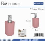 Θήκες κρεμοσάπουνου Dispenser πλαστικές - Σετ 5pcs - Pink - 21751 - Image 2