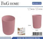 Θήκες οδοντόβουρτσας πλαστικές σε σετ 5Χ - Pink - 21753 - Image 2
