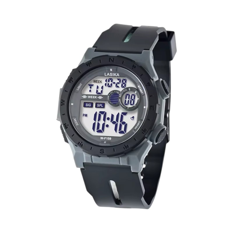 115152-4 Ψηφιακό ρολόι χειρός - WF159 - Lasika - 115152 - Black/Grey - Image 1