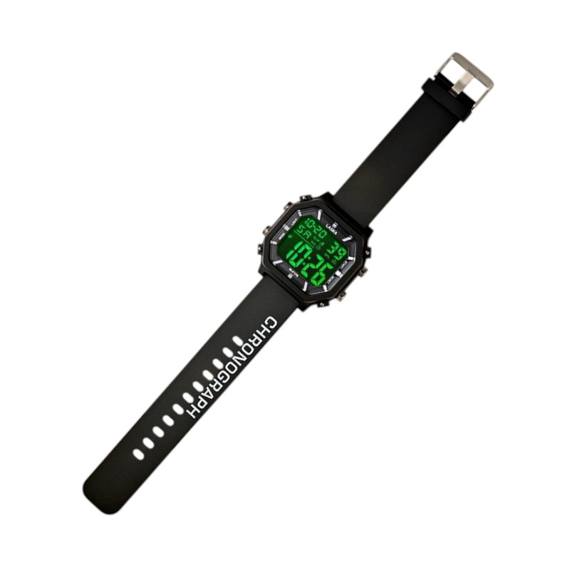 115153-4 Ψηφιακό ρολόι χειρός - WF176 - Lasika - 115153 - Black/Black - Image 1