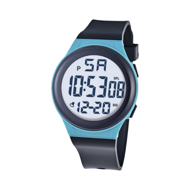 115159-5 Ψηφιακό ρολόι χειρός - WF170 - Lasika - 115159 - Black/Light Blue - Image 1