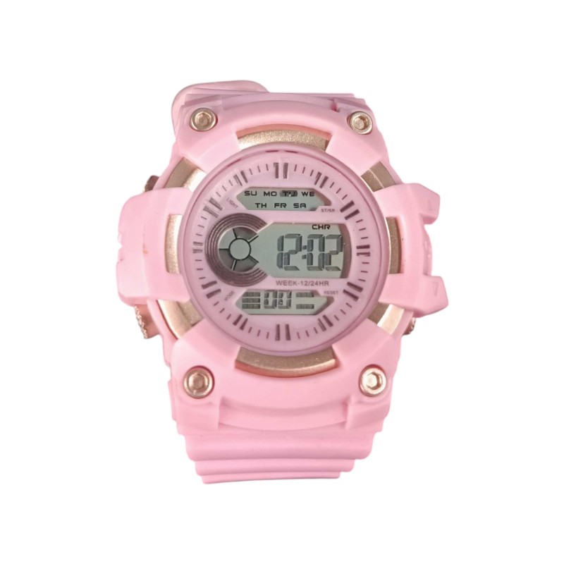 115189-3 Ψηφιακό ρολόι χειρός - L98 - 115189 - Pink - Image 1