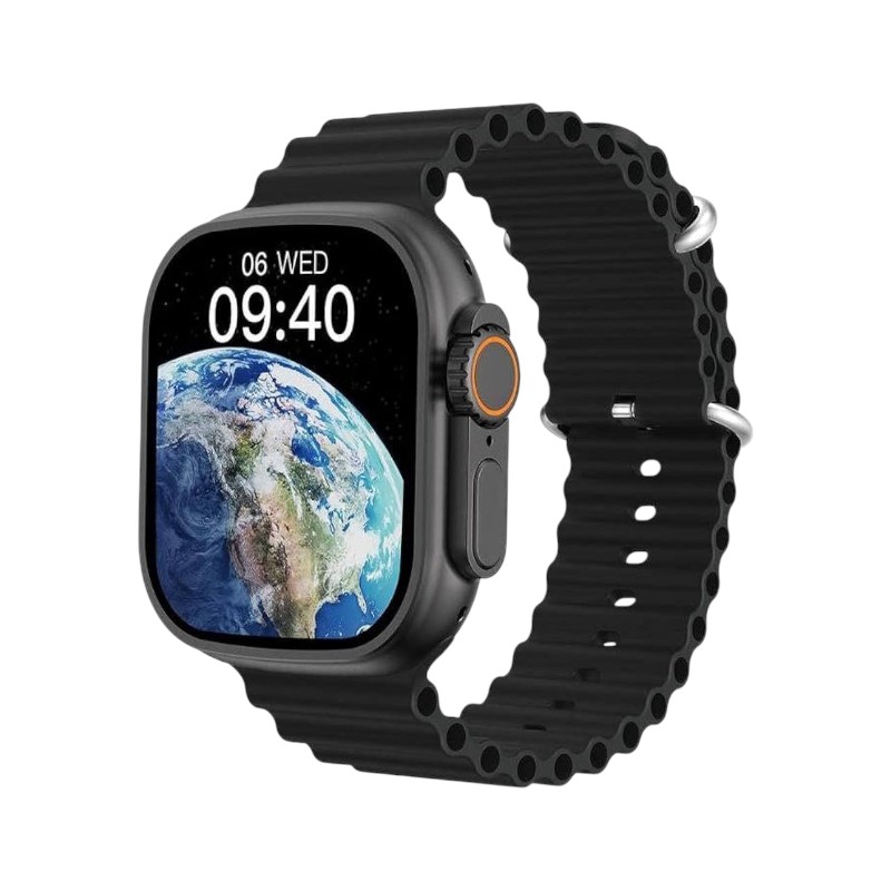 814208-1 Σετ Smartwatch με 2 λουράκια - GUS-15 - 260219 - Black - Image 1