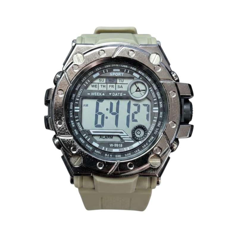 115183-5 Ψηφιακό ρολόι χειρός - SH2132 - 115183 - Light Green Khaki - Image 1
