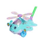 Συρόμενο παιχνίδι Αεροπλανάκι - 198-12 - 232403 - Blue