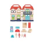 Κουκλόσπιτο mini με αξεσουάρ - 1376 - 233309