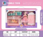 Σετ κούκλα με έπιπλα & αξεσουάρ - 6688-15DIY - 232543 - Image 2