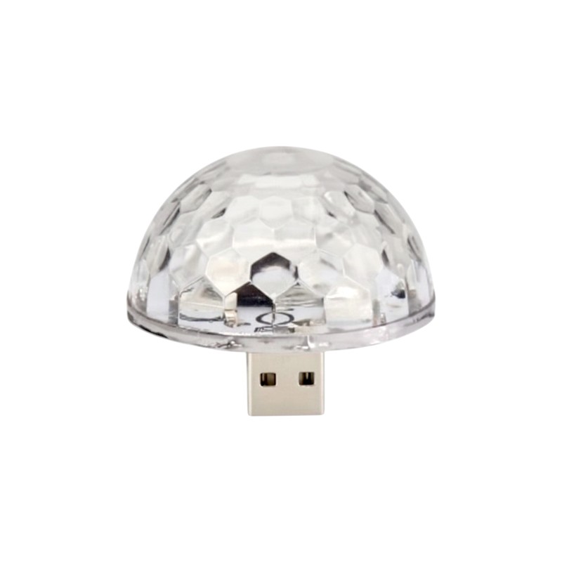 759611-1 Φωτάκι φωτορυθμικό USB LED πολύχρωμο - Y-80 - 759611 - Image 1