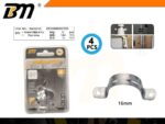 Στήριγμα σωλήνων Ωμέγα - 16mm - Σετ 12 πακέτα των 4 τεμαχίων - 202595 - Image 2