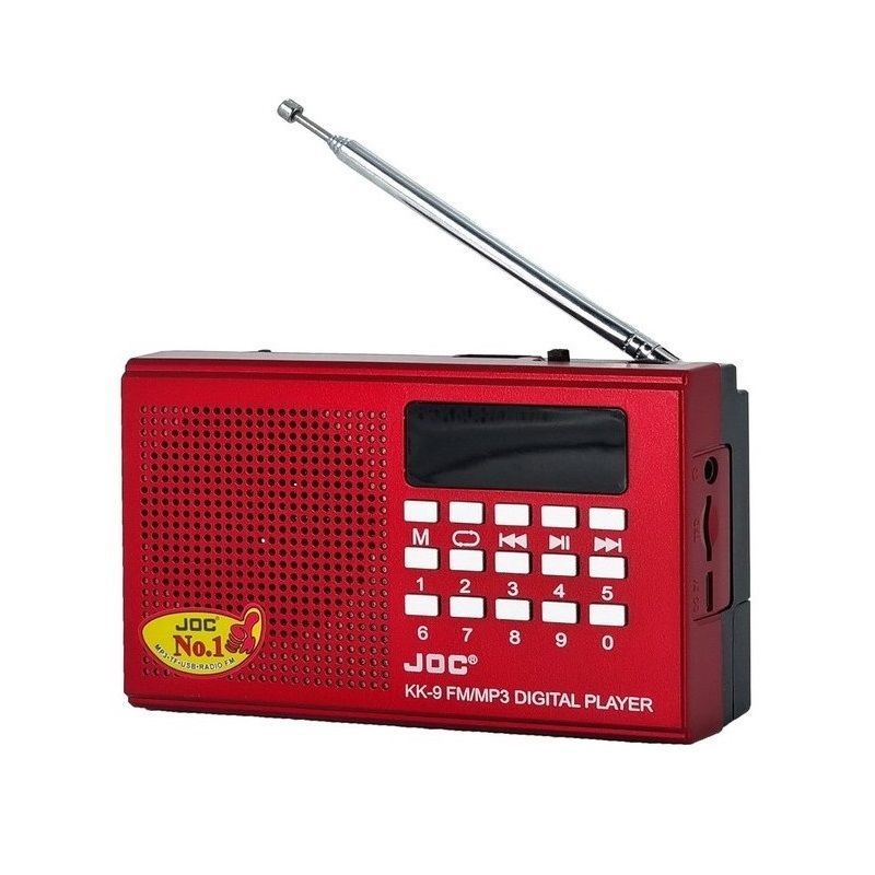 800090 Επαναφορτιζόμενο ραδιόφωνο - JOC-KK9 - 370175 - Red - Image 1