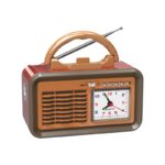 Επαναφορτιζόμενο ραδιόφωνο Retro με ηλιακό πάνελ - XB-9009BTS - 890021 - Red