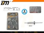Πριτσίνια αλουμινίου - 4.8mm×30mm - Σετ 12 πακέτα των 9 τεμαχίων - 201161 - Image 2