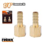 Σετ ταχυσύνδεσμοι για αεροσυμπιεστή - FXZ-001 - 2pcs - 8.5 - 1/4 - Finder - 194107 - Image 2
