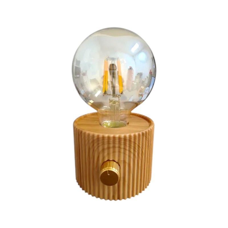 817452-3 Επαναφορτιζόμενη επιτραπέζια λάμπα LED με Dimmer - YH008 - 817452 - Light Brown - Image 1