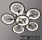 Φωτιστικό οροφής LED - Πλαφονιέρα με Dimmer - 5115-6CH - 943659 - Image 3