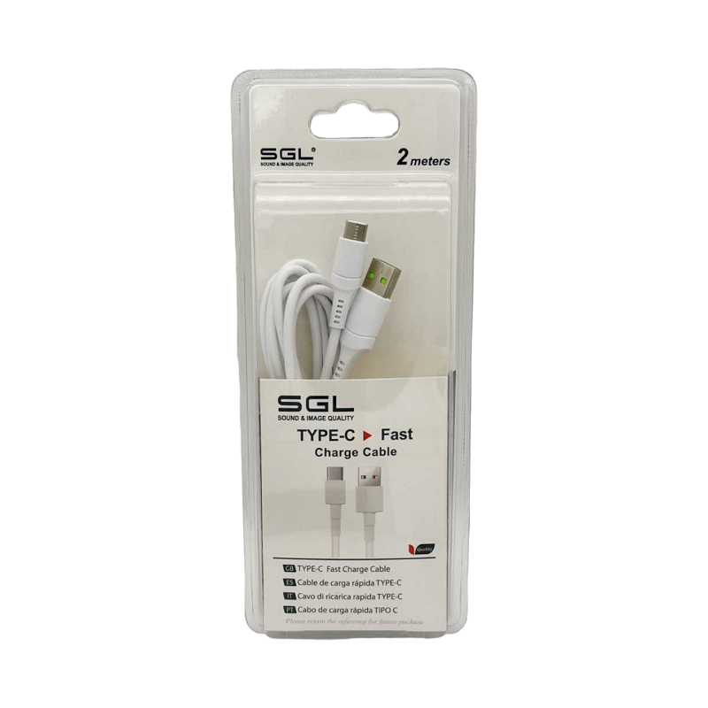 99354-PhotoRoom-1 Καλώδιο φόρτισης & data - TypeC - Fast Charge - D1 - 2m - 099354 - Image 1