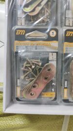 Σύνδεσμοι επίπλων ίσιοι - 100*18*2mm - Σετ 12 πακέτα των 4 τεμαχίων - 206098 - Image 2