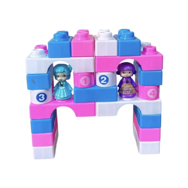 233043 Σετ κατασκευών DIY με τουβλάκια - Princess - 29pcs - 7933 - 233043 - Image 1