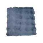 Μαξιλάρι καρέκλας γούνινο - 40x40cm - 571537 - Dark Grey