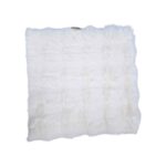 Μαξιλάρι καρέκλας γούνινο - 40x40cm - 571537 - White