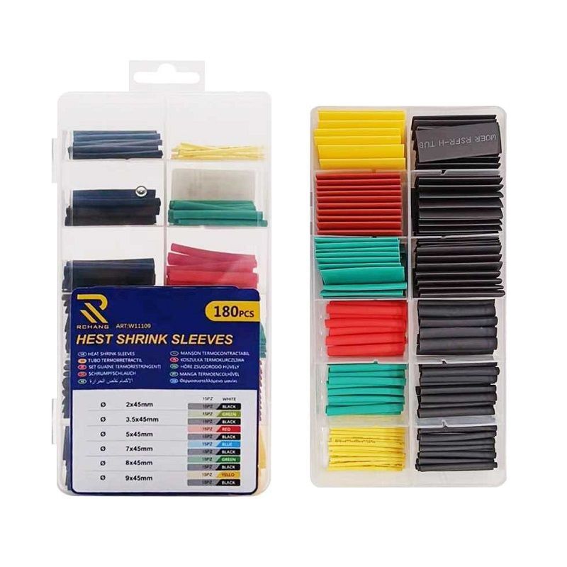 672922 Θερμοσυστελλόμενα μανίκια καλωδίων - 180pcs - 672922 - Image 1
